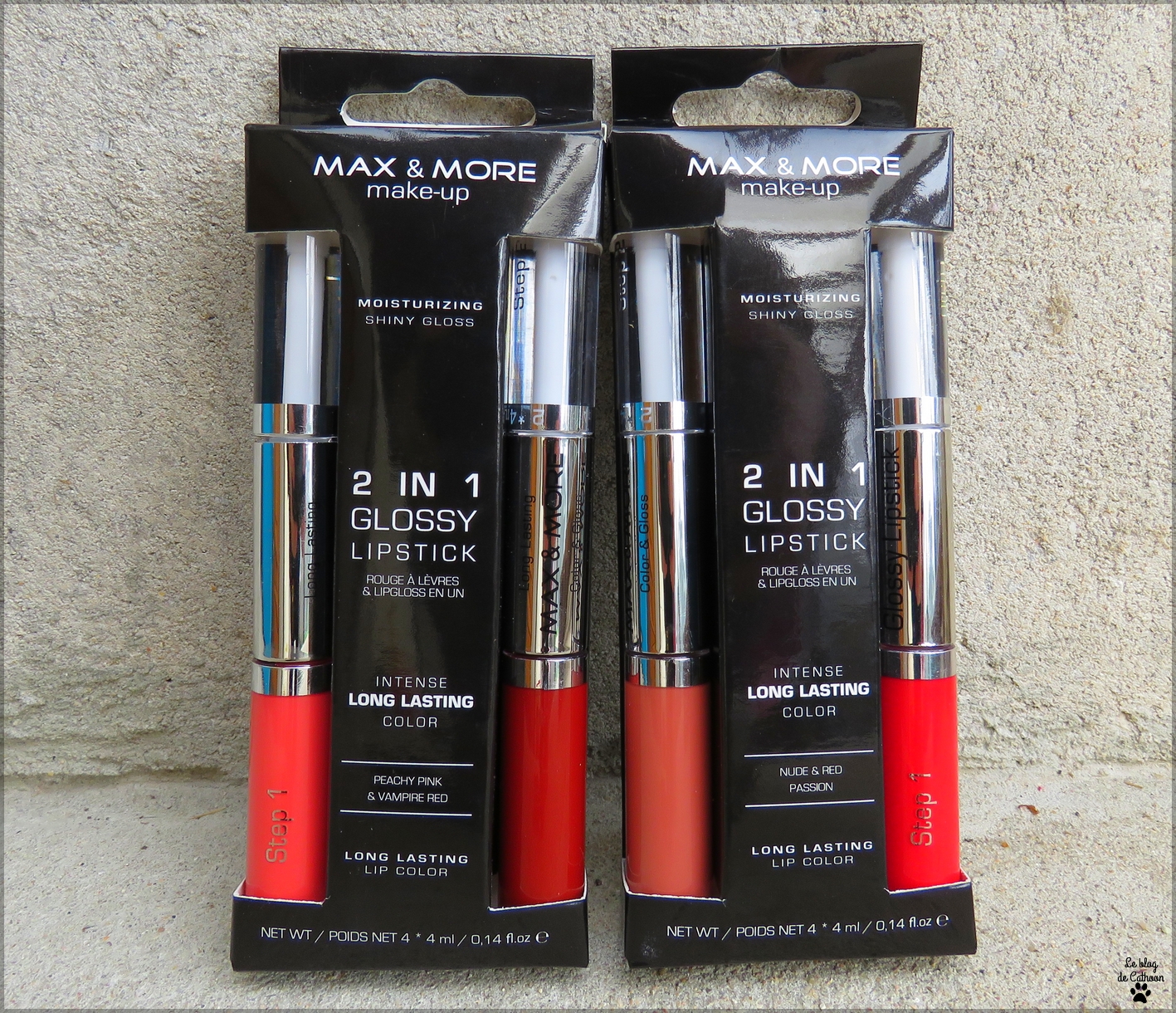 Intense Long Lasting Color - 2 in 1 Glossy Lipstic - Maxe & More