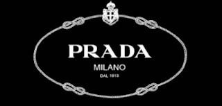 The logo of the brand "Prada"
