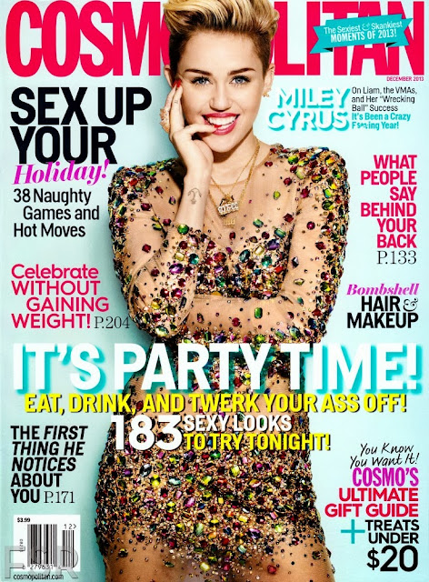 Miley Cyrus HQ Magazine Photoshoot for Cosmopolitan Magazine December 2013