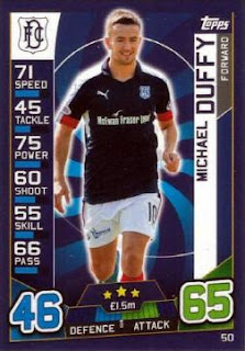 Topps Match Attax SPFL 2016-2017 Dundee Set