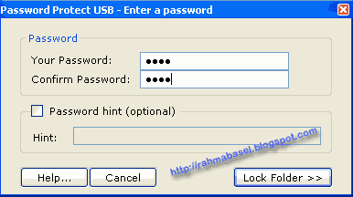 membuka folder yang dipassword