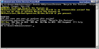 Active Directory Recycle Bin