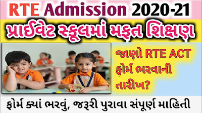 RTE Gujarat Admission 2020-2021