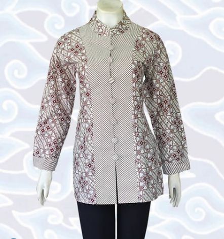 10 Contoh  Model  Baju  Batik  Wanita  Modern Terbaru 2020