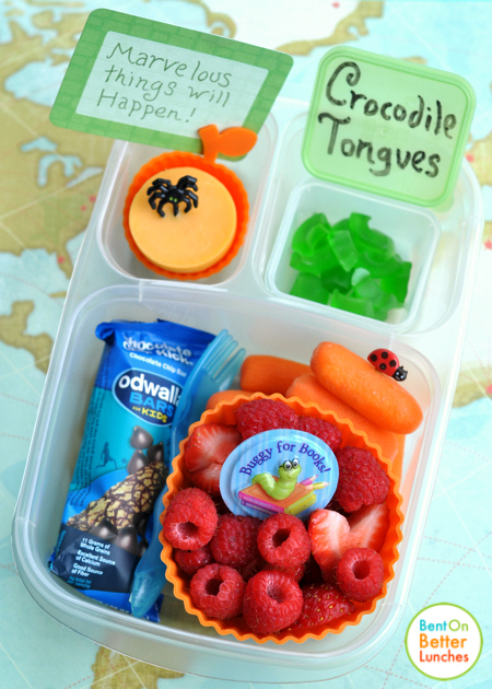 Roald Dahl Day bento school lunch by BentOnBetterLunches