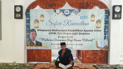 LPPM dan HIMA PAI STAIHA Menggelar Safari Ramadhan di Masjid An-Nur Kuduk-kuduk Patarselamat