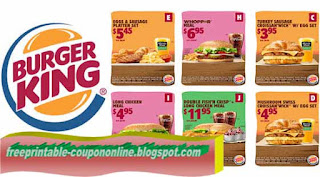 Free Printable Burger King Coupons