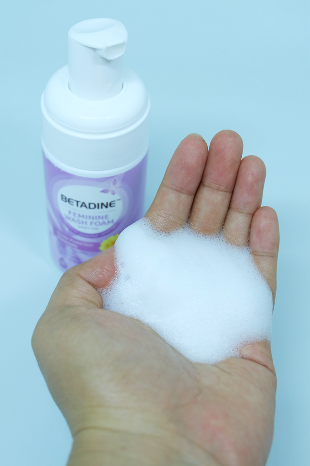 betadine feminine wash foam