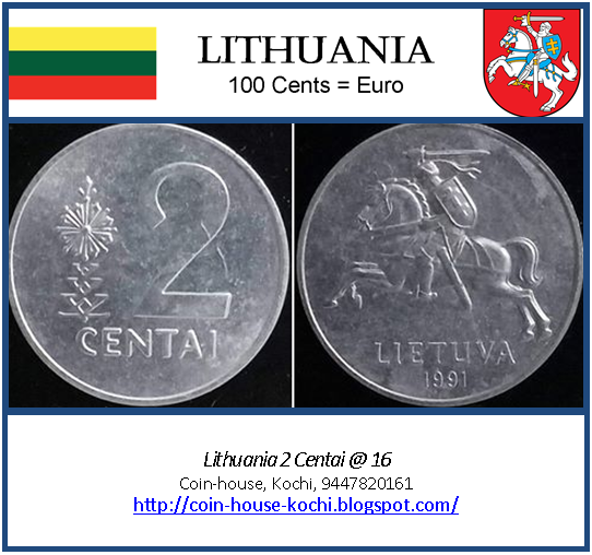 Lithuania 2 Centai @ 16