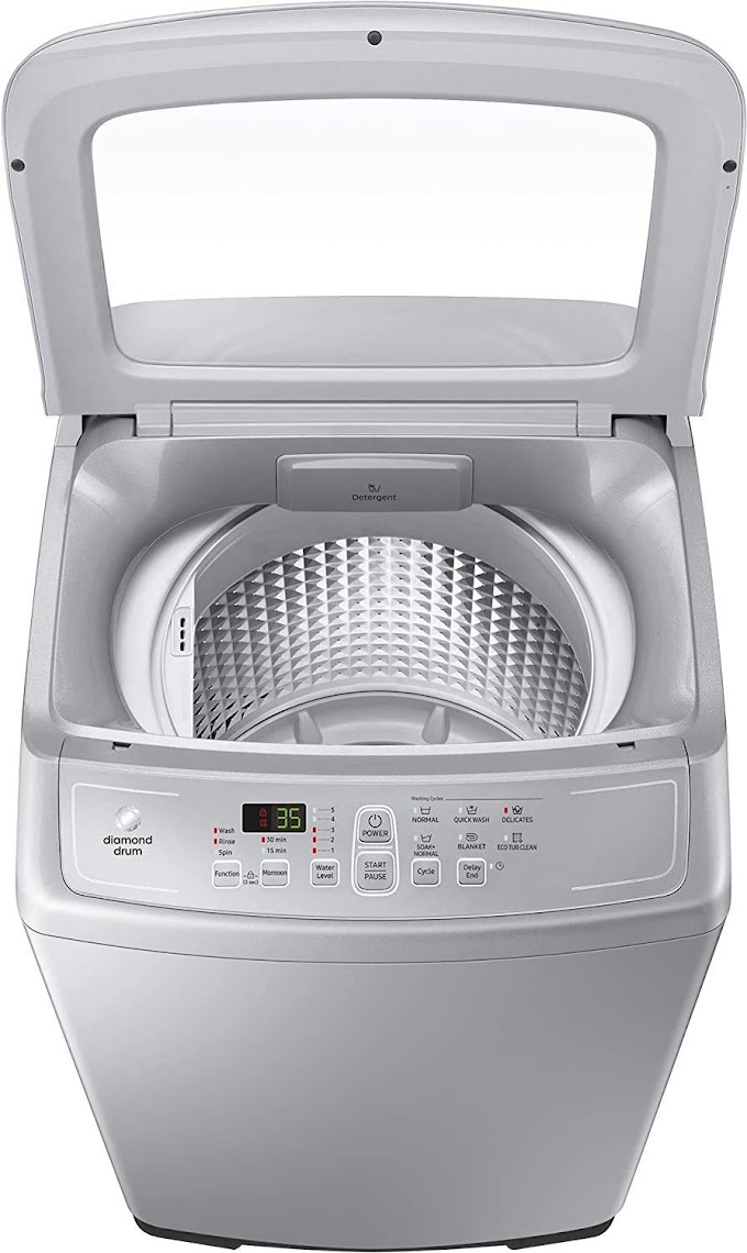 Samsung 6.2 kg Fully-Automatic Top load Washing Machine (WA62M4100HY/TL, Imperial Silver)