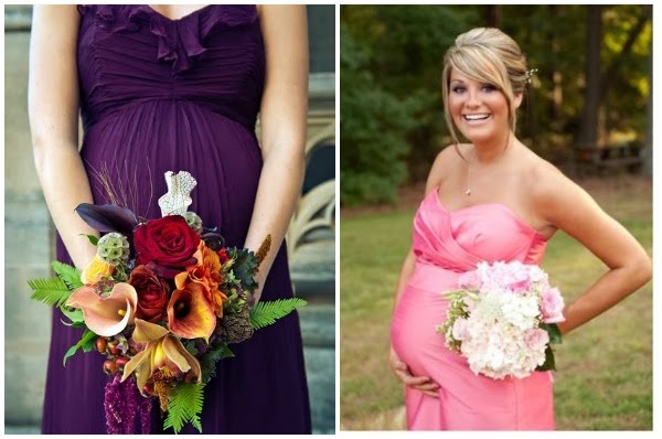 maternity bridesmaids