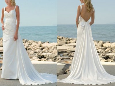 Greek dresses beach wedding