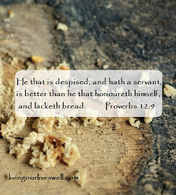 Proverbs 12:9 Scripture Pictures