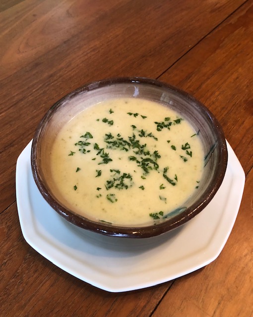 Iced “French” Cucumber Soup, a Summer Treat 