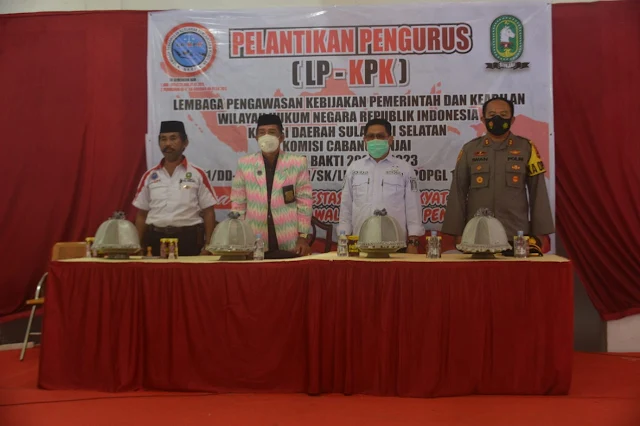 Pengurus LP-KPK Dilantik, Ini Harapan Sekda Sinjai