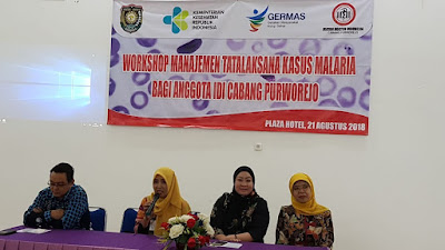 Workshop Manajemen Tatalaksana Malaria Bagi Anggota IDI Cabang Purworejo