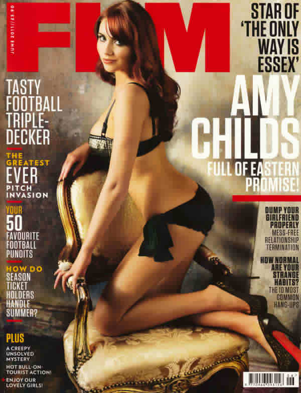 The Star of The Only Way is Essex Amy Childs is on the Cover of your FHM