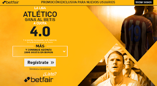 betfair supercuota 4 Atletico gana Betis Liga 14 enero