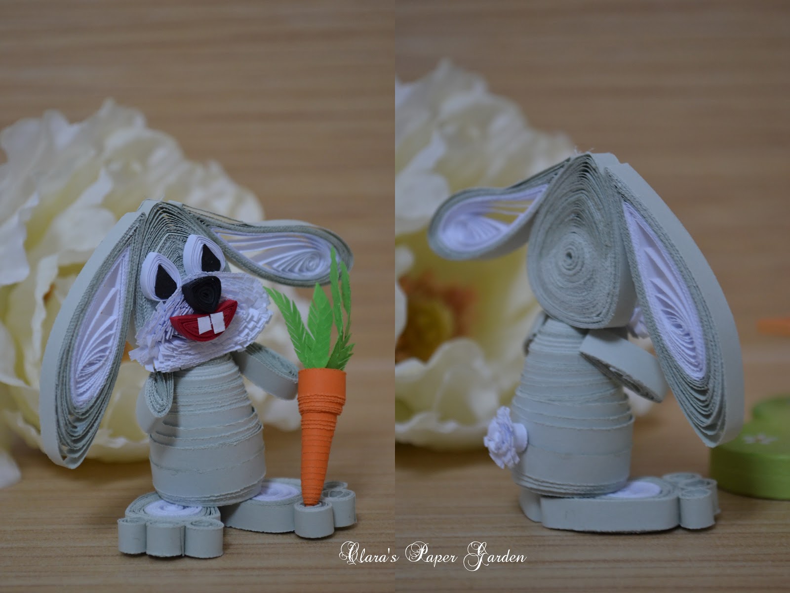 Clara's Paper Garden: I'm a rabbit