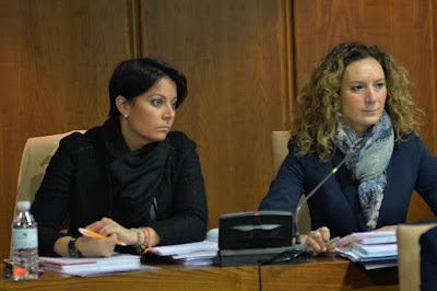 Rosa Luna y Ruth Santín, del Grupo Municipal Ciudadanos del Ayuntamiento de Ponferrada