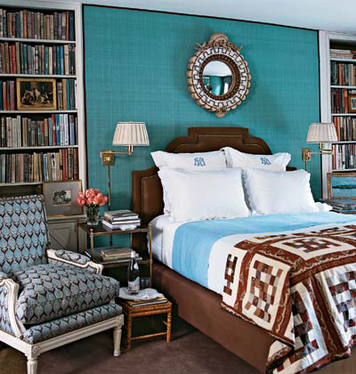 turquoise bedroom ideas - palatial paint colors | Bedroom decorating ...