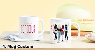 Mug Custom merupakan salah satu rekomendasi hadiah akhir tahun yang menarik untuk sahabat kamu