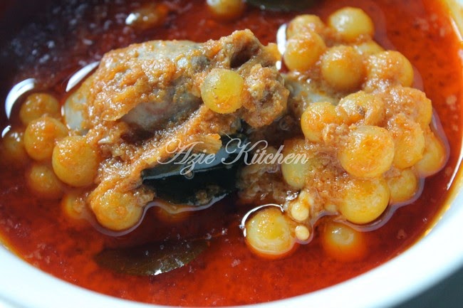 Masak Asam Pedas Telur Ikan Mayong Dengan Rempah Awang 