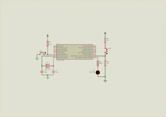 Using Digital I/O of PIC18F1220