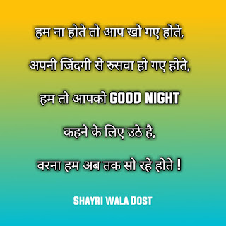 30+ Good Night Shayari in Hindi – गुड नाईट शायरी