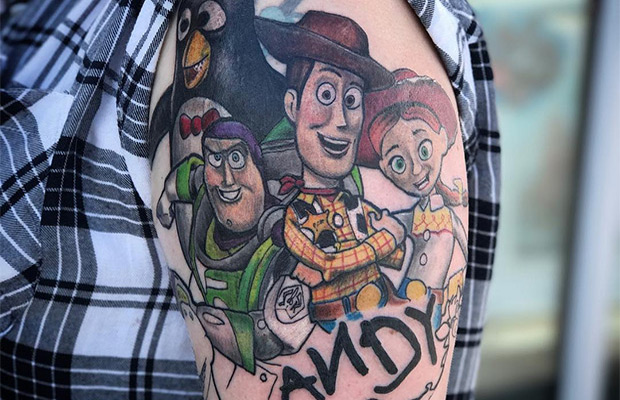 Tatuagens do Toy Story