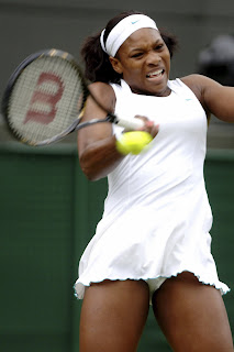 Serena Williams Tennis Whites Wimbleton