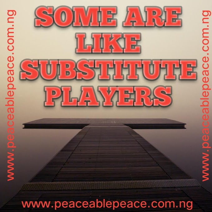 Some are like Substitute Players 2