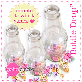 #Valentine Bottle Drop game at I Gotta Create!