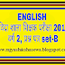 ENGLISH- संविदा शाला शिक्षक परीक्षा 2012 (वर्ग 2, प्रश्न पत्र set-B)