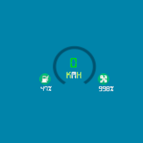 MTA SA Green Speedometer Resource