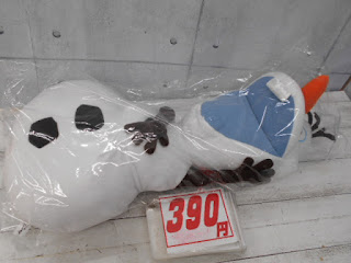 中古品　オラフ　ぬいぐるみ　３９０円