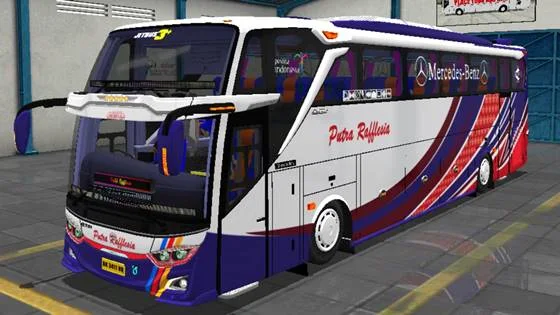 Livery JB3+ Mercedes Benz O500R Putra Rafflesia