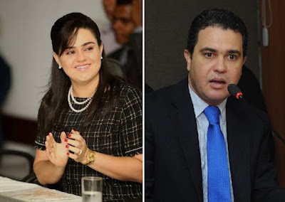 Aline Peixoto, e o ex-deputado Tom Araújo  disputa à vaga de conselheiro do TCM