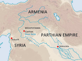 Battle of Carrhae in 53 BC