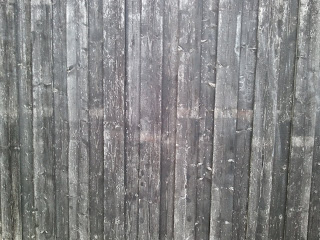 Gray wooden fence