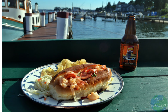 Hot Lobster Roll at Ford's Lobsters Noank