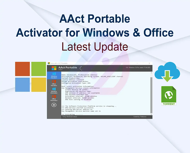 AAct v4.3.1 Portable (Activator for Windows & Office) Latest Update