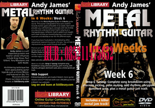 Lick Library - Metal Rhythm Guitar In 6 Weeks With Andy James Week 6