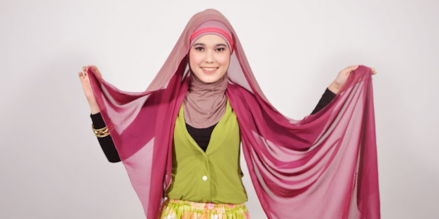 tutorial kerudung pashmina