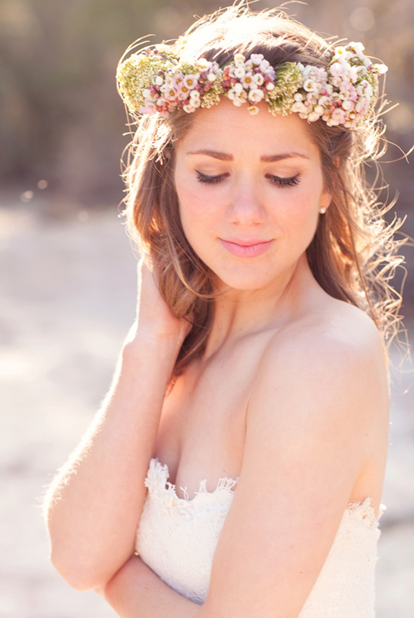 BrideInDream Fascinating Bridal Floral Crown