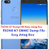 TECNO K7 Dump File Easy Jatag Box | TECNO K7 EMMC Dump File 