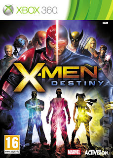 X-Men Destiny xbox 360 game dvd front cover