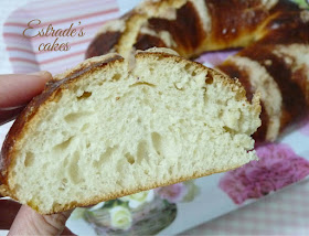 receta de roscón de reyes - corte