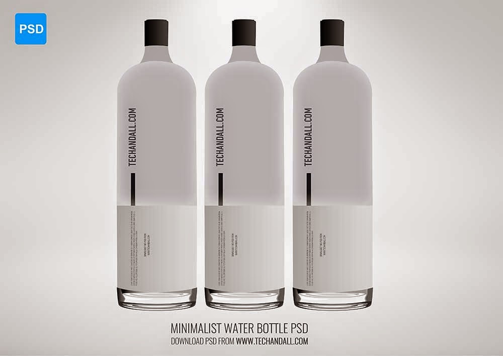 Water Bottle Mockup