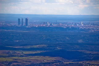 Madrid visto desde la Pedriza el Yelmo